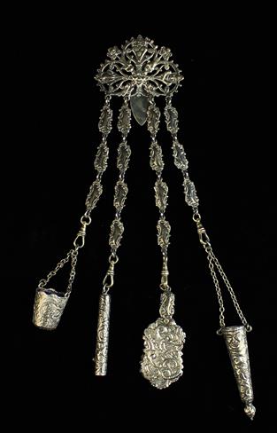 An Elaborately decorated Victorian Chatelaine.