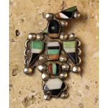 An Attractive Vintage Zuni Silver "Hopi Bird" Pin.