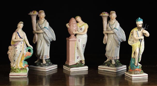 Five Early 19th Century Staffordshire Figures,