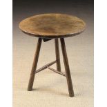 An Unusual Early 19th Century Oak Cricket Table.