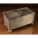 A 16th Century Etched Steel Casket, Circa 1580.