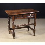 A 17th Century Oak Side Table.