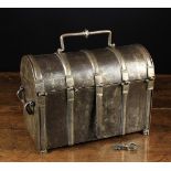 A 15th Century Dome-topped Steel Casket Circa 1480,