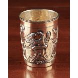 An 18th Century Russian Silver Tumbler,