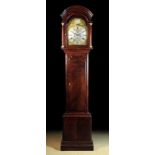A Handsome 18th Century Mahogany Longcase Clock with eight day movement by Jos. Gibson Ecclefechen.