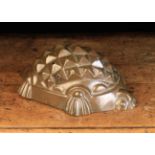 A Rare 18th Century Copper Culinary Mould in the form of a Turtle, 3½ in (9 cm) high,