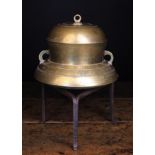 An Unusual Seamed Copper Alloy Cooking Vessel, Eastern, 19th Century.