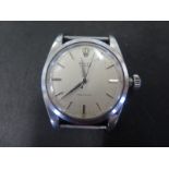 A vintage Rolex Oyster Precision stainless steel gents wristwatch ref 6426 no 435188 - Width 37mm