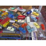 A collection of Diecast vehicles including Dinky and Lesney - 55 in total