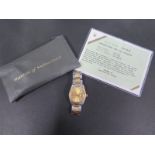 A Gents Rolex Bi Metal Oyster Perpetual Datejust wristwatch with champagne dial, with service