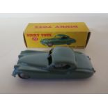 Dinky Toys No 157 Jaguar XK120 Coupe boxed - both car and box in good condition