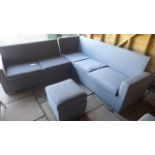 A Bramblecrest Hudson left hand combi, A Bramblecrest Hudson 3 Seat Sofa and A Bramblecrest Hudson