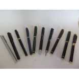 10 assorted fountain pens inc Waldmann - TCD lapidus 2