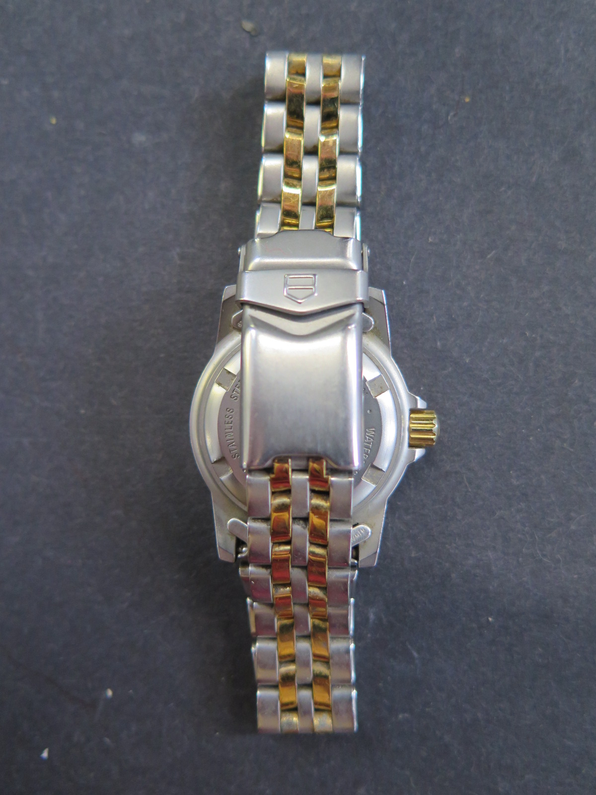 A Tag Heuer ladies bi colour stainless steel professional quartz wristwatch with black bezel and - Image 3 of 6