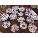 A large collection of Imari ware, bowls, plates and dishes, largest piece 31cm diameter, 32 pieces