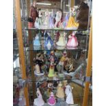 twenty-nine Royal Doutlon figures and two character jugs, all good condition, for list see images