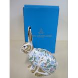 A Crown Derby Winter Hare