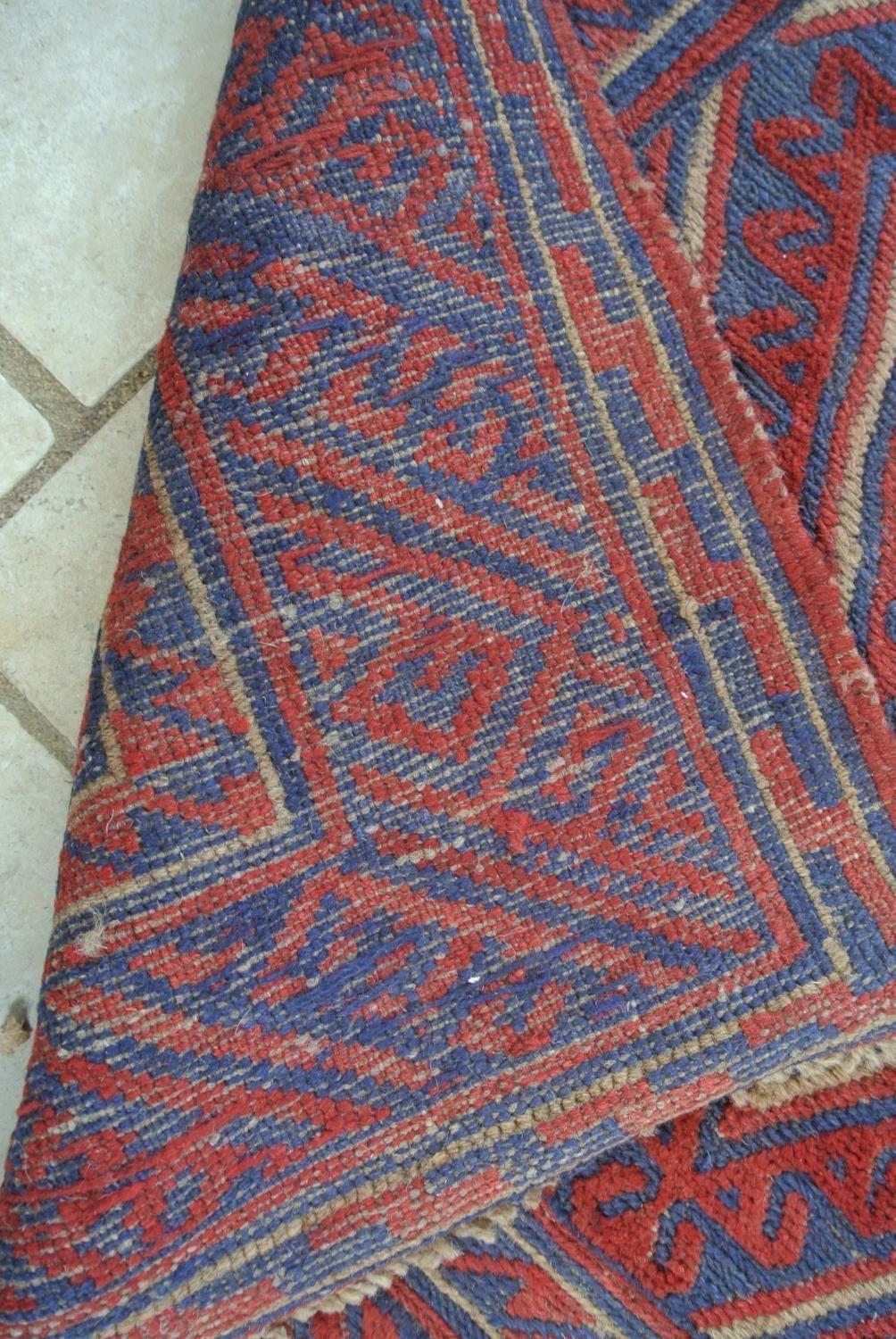 A Tribal Gazak Rug - 108cm x 120cm - in good condition - Image 2 of 2