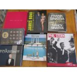 Four film star and movie related coffee table books, Slim Aurons 'Once apon a time' - 'Frank