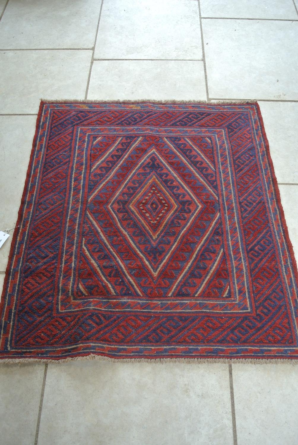 A Tribal Gazak Rug - 108cm x 120cm - in good condition