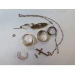 Assorted jewellery - marks for 9ct, total weight approx 22 grams - and other jewellery believed to