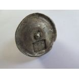 A Chinese white metal trade token 4.5cm diameter