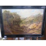 An oil on canvas by Samuel Henry Baker, signed 1824-1909, inscribed on reverse - 57cm x 38cm