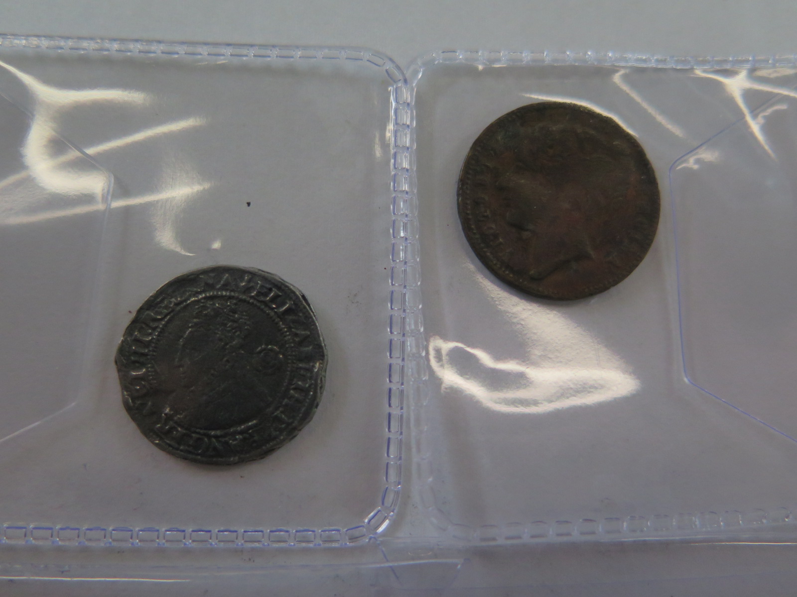 Four Georgian coins, pennies and halfpennies together with a small collection of tokens - Image 2 of 5