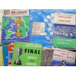 A 1966 England World Cup souvenir programme with World Cup ticket for Eighth final Monday July, 11