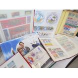 A Commonwealth stamp collection comprising of eight stock books, an album of first day covers and