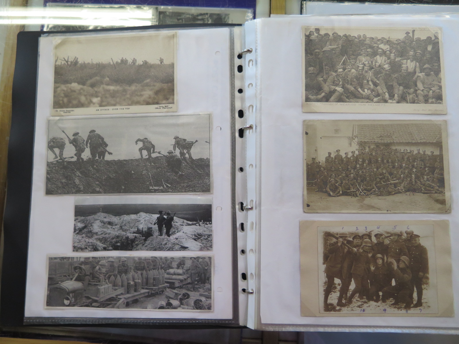 An album of approx 200 WWI postcards and cuttings - Image 2 of 7