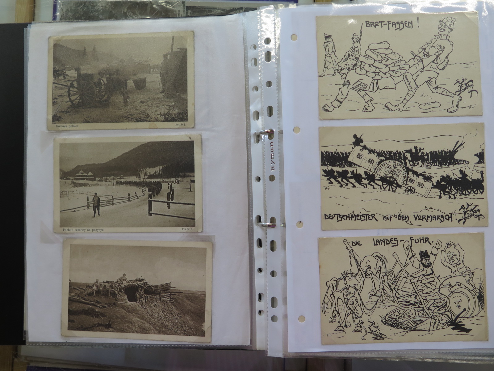 An album of approx 200 WWI postcards and cuttings - Image 3 of 7