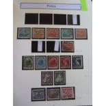 A Poland and Russia stamp collection in binder – many better fine used examples throughout