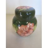 A Moorcroft ginger jar, 11cm H, in good condition
