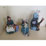 Three Royal Doulton figures including Good Friends model no HN2783 Height of tallest 23cn - no