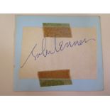 A circa 1963 John Lennon autograph, signed in front of the recipient who lived nearby to Beatles