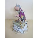 A Capodimonte figure, The Mad pianist - 22cm tall, appears to be in good condition but inspection is
