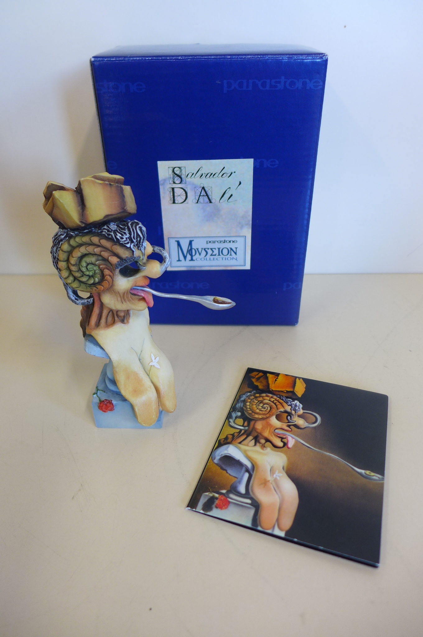 A Mouseion Collection after Salvador Dali figurine, Portrait of Picasso, approximately 13cm high, - Image 3 of 3