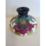 A 1998 Moorcroft Anna Lily pattern vase, approx 11cm H - without box, some crazing but overall in