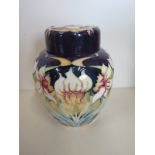 A Moorcroft ginger jar - 2005 - 16cm tall, in good condition