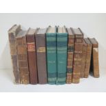 Ten books of 19th and 18th Century general literature and reference including the Geography and