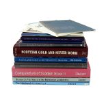 A small collection of reference books relating to Scottish silver, comprising: Compendium of