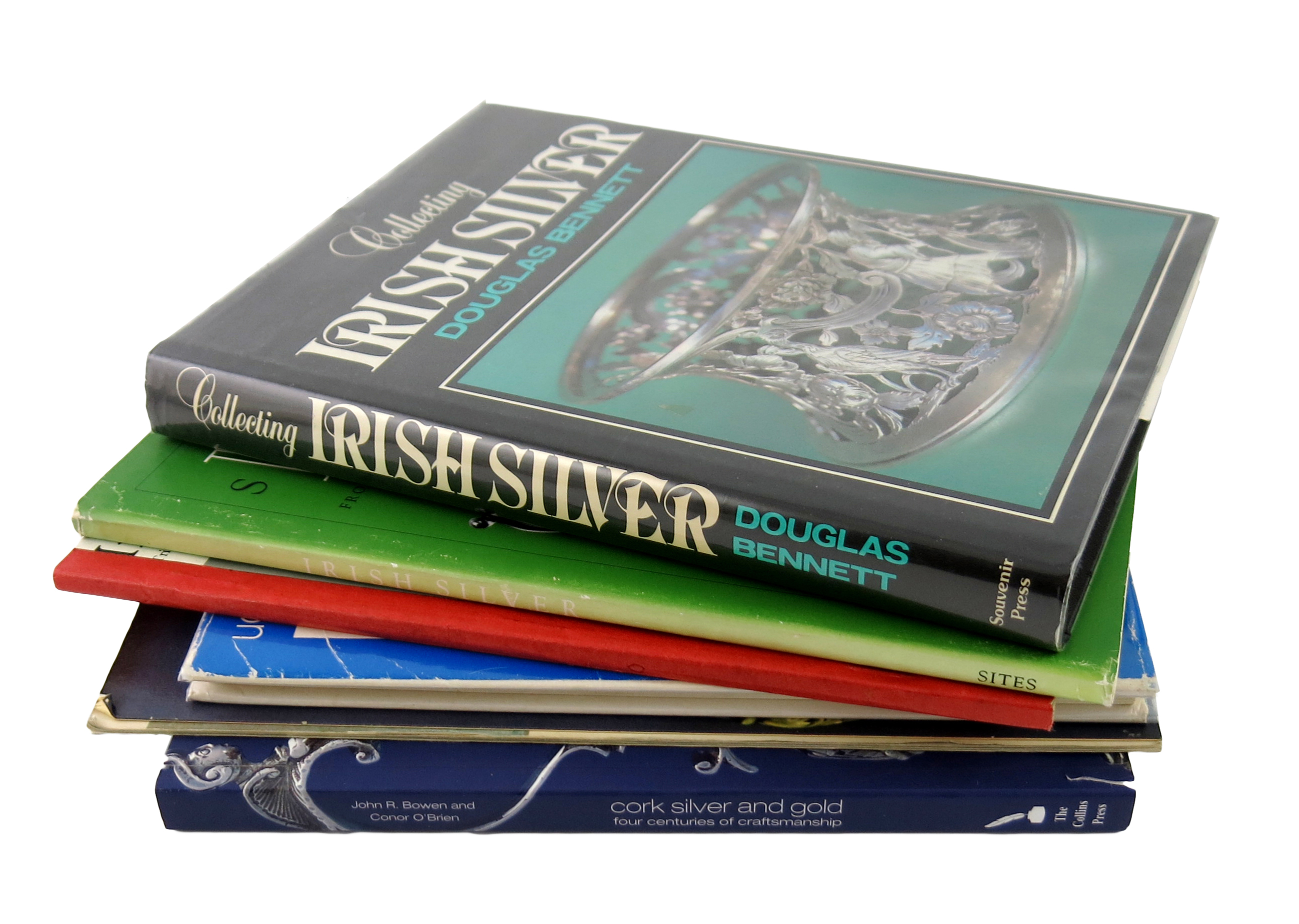 A small collection of reference books relating to Irish silver, comprising: Bennett, D.,