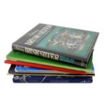 A small collection of reference books relating to Irish silver, comprising: Bennett, D.,