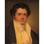 λ Charles Jenour (fl.1825-1850) Portrait miniature of David Reid aged 30 in 1819 Inscribed verso: