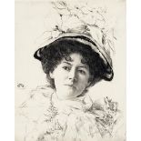 Mortimer Menpes R.I., R.B.A. (1860-1938) The Duchess of Sutherland Signed in pencil and with