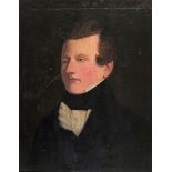 English School 19th Century Portrait of John Haseman, aged 18 years, 1834 Oil on canvas laid down on