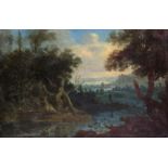 Dutch School 18/19th Century A river landscape Oil on panel 21.5 x 30.5cm; 8½ x 12in