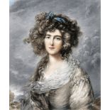 ‡ Sydney E. Wilson After Thomas Gainsborough Mrs Richard Brinsley Sheridan Signed Colour