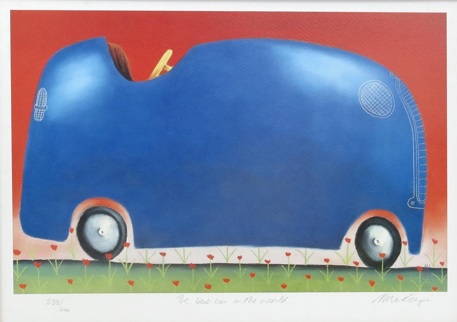 ‡ Mackenzie Thorpe (born 1956) The Best Car in the World, 1996 photolithographic print on paper,